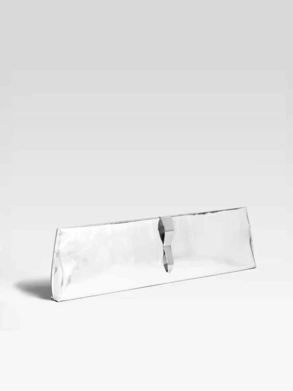RETROFETE Ruth mini Shoulder Bag Silver Metallic Clutch Shoulder Bag
